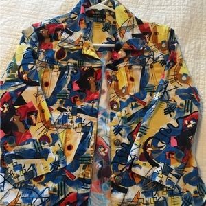 Kaktus colorful denim jacket